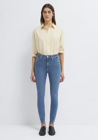 Serenay Gold Premium Vintage Indigo Mavisi  Jean Pantolon 100980-A1549