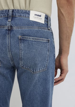 London Classic Denim Koyu Mavi Jean Pantolon 0010172-A1724
