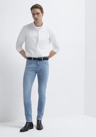 KVNÇ Mavi Black  Açık Mavi Jean Pantolon 001070-A2957