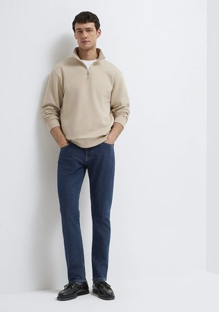 Marcus Classic Denim Vintage Koyu Indigo Mavisi Jean Pantolon 0035191240