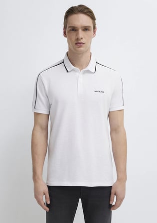 Mavi Black Beyaz Polo Tişört 0611838-620