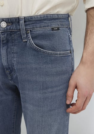 Jake Mavi Edition Puslu Vintage Koyu Mavi Jean Pantolon 00422A2984
