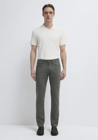 Jake Yeşil Gabardin Pantolon 00422A2940