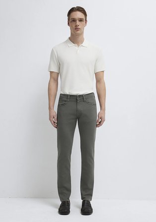 Jake Yeşil Gabardin Pantolon 00422A2940
