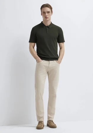 Marcus Mavi Black Bej Gabardin Pantolon 00351A2795