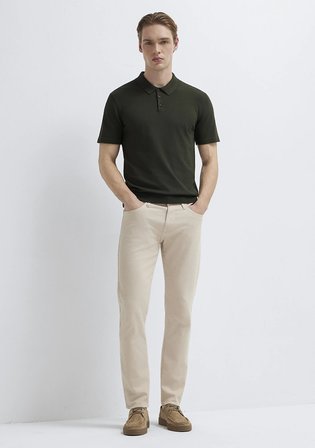 Marcus Mavi Black Bej Gabardin Pantolon 00351A2795