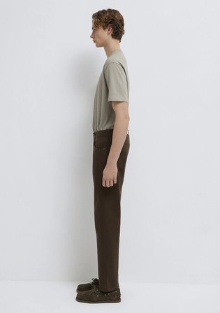 Lisbon Kahverengi Gabardin Pantolon 0010039-A2797