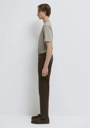 Lisbon Kahverengi Gabardin Pantolon 0010039-A2797