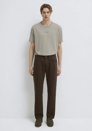 Lisbon Kahverengi Gabardin Pantolon 0010039-A2797