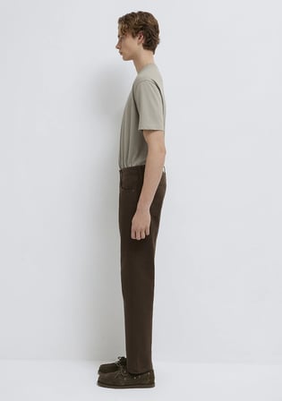 Lisbon Kahverengi Gabardin Pantolon 0010039-A2797