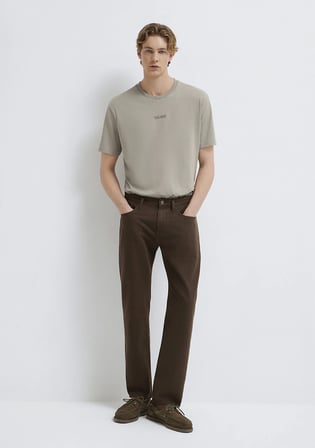 Lisbon Kahverengi Gabardin Pantolon 0010039-A2797