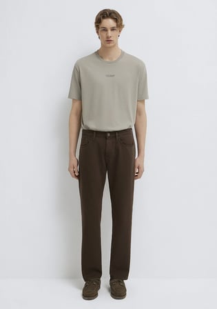 Lisbon Kahverengi Gabardin Pantolon 0010039-A2797