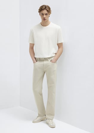 Lisbon Ekru Gabardin Pantolon 0010039-A3058
