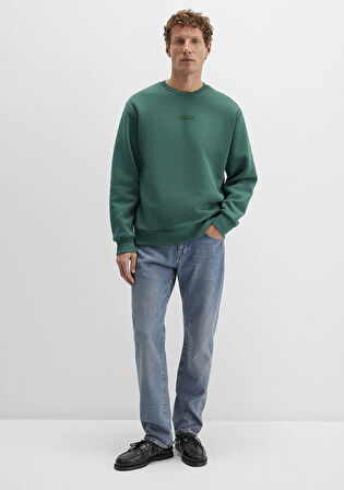 Mavi Jeans Detaylı Yeşil Sweatshirt 0S10586-71874
