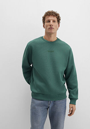 Mavi Jeans Detaylı Yeşil Sweatshirt 0S10586-71874