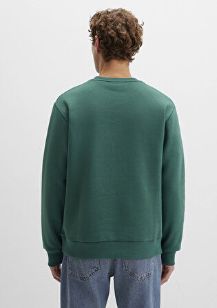 Mavi Jeans Detaylı Yeşil Sweatshirt 0S10586-71874
