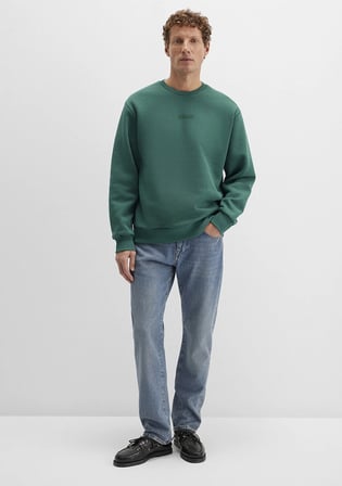 Mavi Jeans Detaylı Yeşil Sweatshirt 0S10586-71874