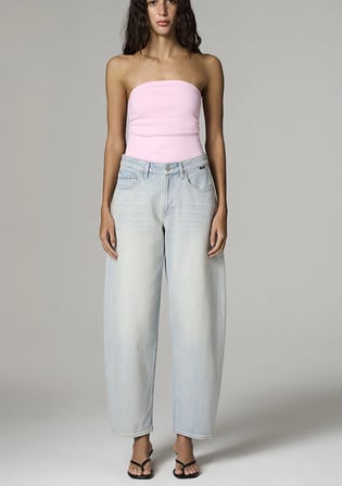 Tıya Iconic Puslu Açık Mavi Jean Pantolon 1018900-A3055
