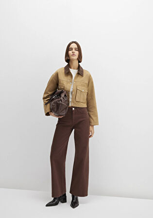 Malibu Kahverengi Gabardin Pantolon 1010152-A3355