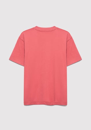Mavi Logo Baskılı Pembe Tişört 6610484-71102