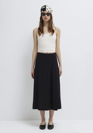 Siyah Midi Etek 1310849-900