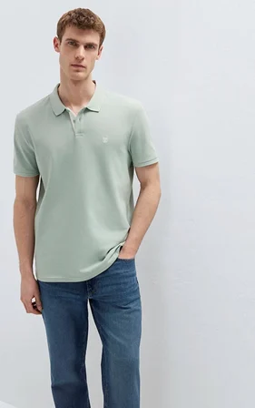 Mavi M0613287-71464 Mühür Logo Polo Yaka Tişört Erkek Tişort