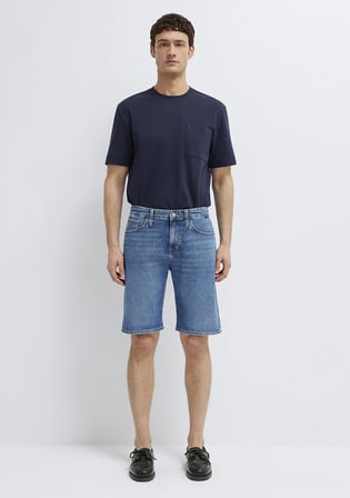 Brian Street Indigo Mavisi Jean Şort 04184A3260
