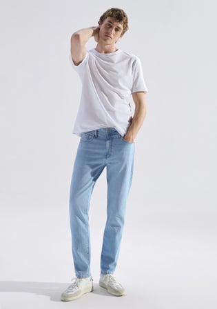 London Classic Denim Buz Mavisi Jean Pantolon 0010172-A3259