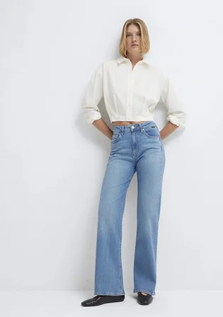 Victoria Mavi Edition Gölgeli Açık Mavi Jean Pantolon 101072-A3779