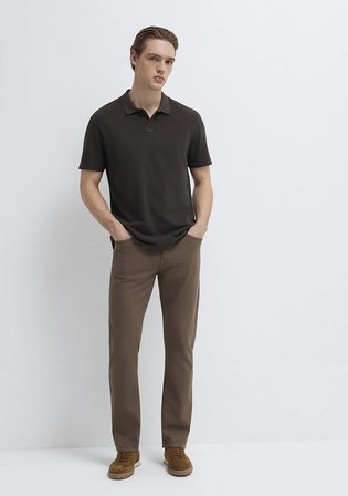 Kahverengi Polo Tişört 0613311-70219