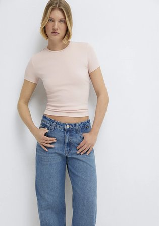 Pembe Basic Tişört 1613811-71151
