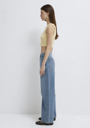 Sarı Crop Atlet 1613810-70027