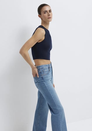 Ekru Crop Atlet 1613982-70497