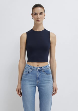 Ekru Crop Atlet 1613982-70497