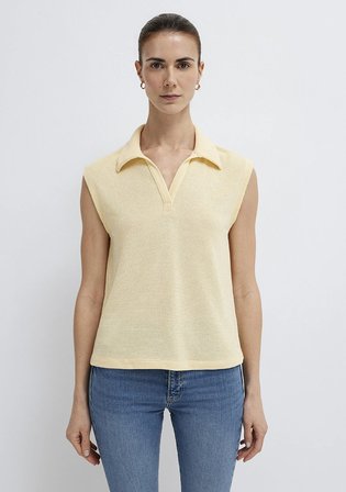 Bej Polo Tişört 1613952-84571