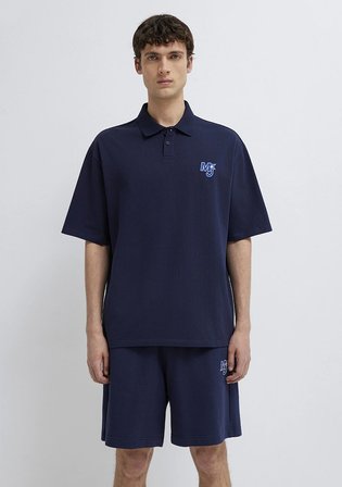 MJ Patch Logo Lacivert Polo Tişört 0613326-70497