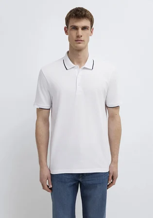 Beyaz Polo Tişört 0613272-620
