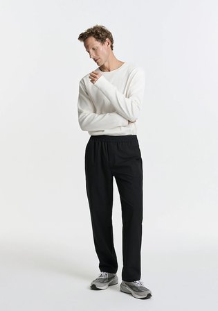 Siyah Spandex Jogger Pantolon 0010597-71379