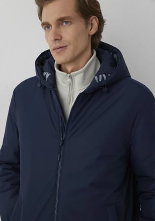Mavi Jeans Kapüşonlu Lacivert Mont 0110832-82183