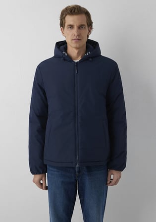 Mavi Jeans Kapüşonlu Lacivert Mont 0110832-82183