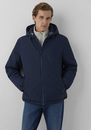 Mavi Jeans Kapüşonlu Lacivert Mont 0110832-82183