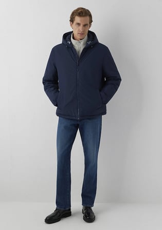 Mavi Jeans Kapüşonlu Lacivert Mont 0110832-82183