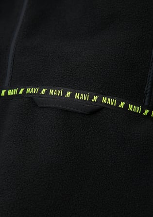 Mavi M0110848-71379 Mavi Su İtici Pro-Tech Water-Replent Kapüşonlu Spandex Erkek Mont