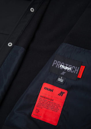 Mavi M0110910-71379 Mavi Su İtici Pro-Tech Water-Replent Spandex Erkek Mont