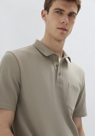 Cepli Bej Polo Tişört 0613465-70352