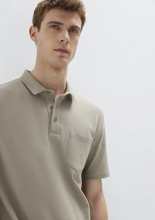 Cepli Bej Polo Tişört 0613465-70352