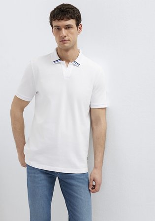Beyaz Polo Tişört 0613368-620