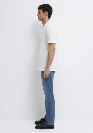 Beyaz Polo Tişört 0613368-620