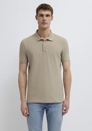 Bej Polo Tişört 064946-80697