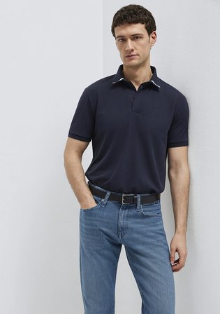 Soft-Premium Lacivert Polo Tişört 0613358-70490